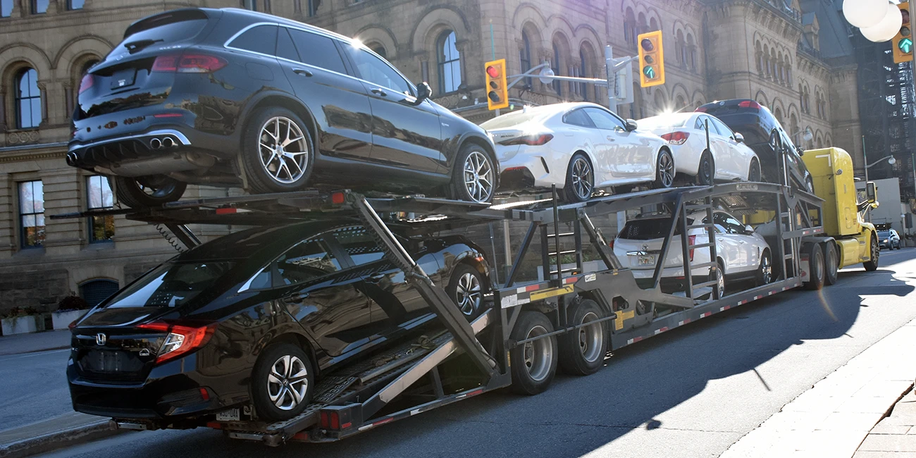 Car transport across Canada