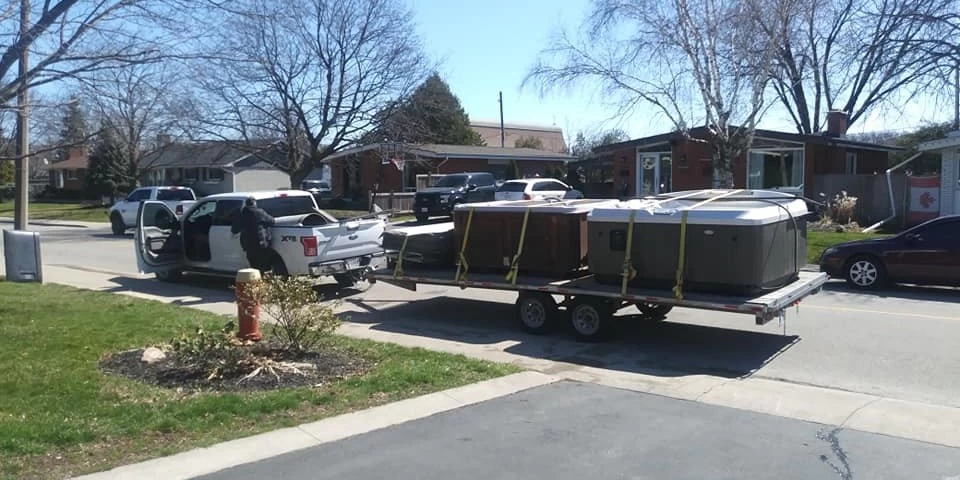 Hot tub movers Barrie