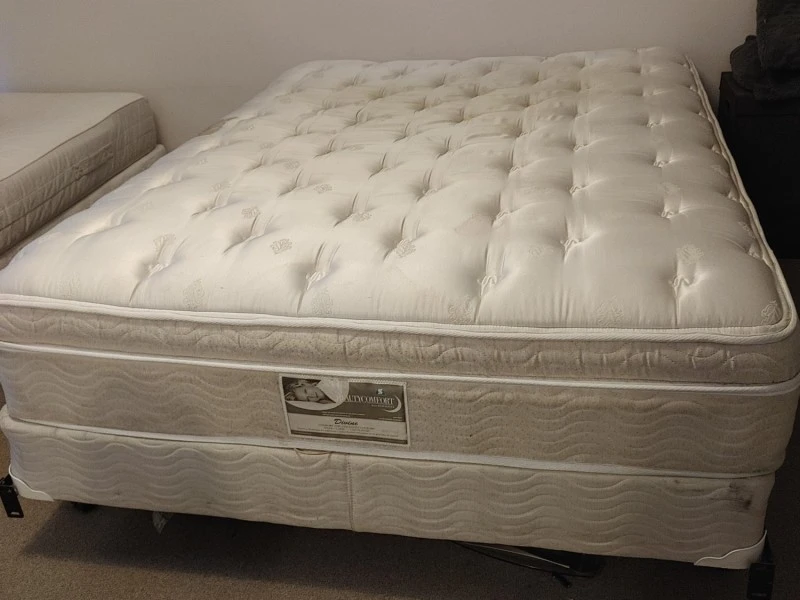 One queen mattress and the base