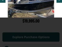 Small boat Aluminum 16 foot on trailer