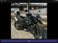 Motorcycle Triumph Tiger 800