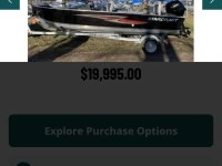 Small boat Aluminum 16 foot on trailer