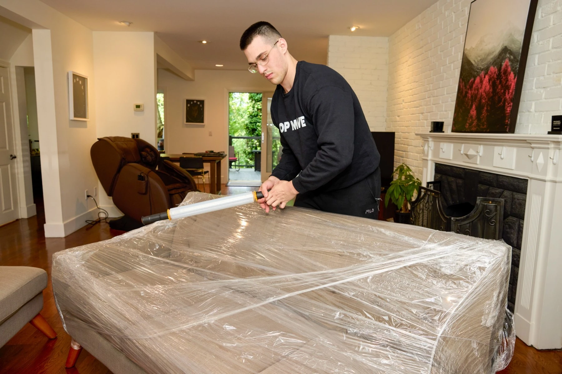 Packing living room