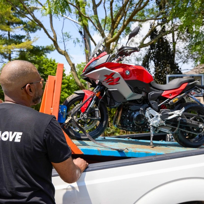 Meet and greet motorcycle movers